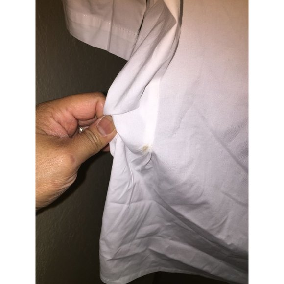 Women's Pure Collection Size 8/10 Collared White Button Down Shirt - Picture 7 of 7